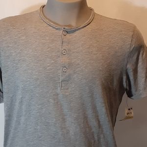 NWT American Rag Gray Knit Henley Shirt